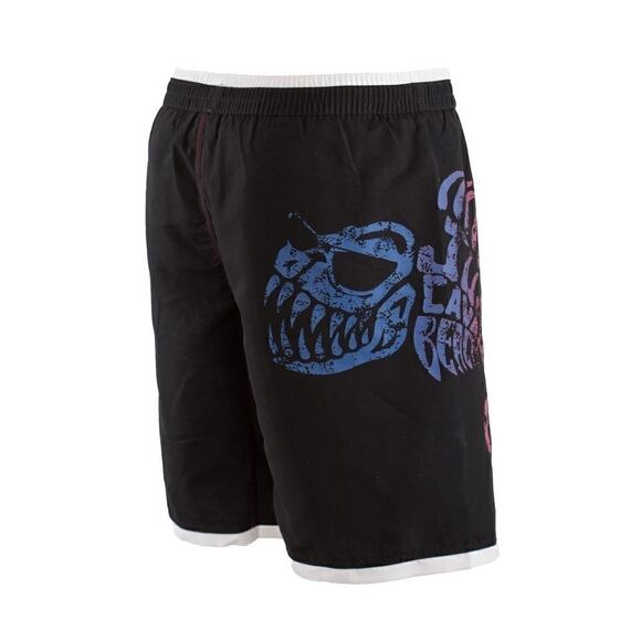 New Just Cavalli Men S / 48 Black Printed Beach Swim Shorts Boardshorts Trunks - Picture 3 of 7